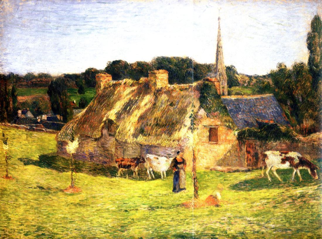 Lollichon's Field and the Church of Pont-Aven 1886